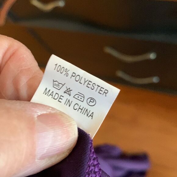 Rosegal 5XL purple formal wear perfect for wedding or formal event. Wrap look. - Picture 8 of 13